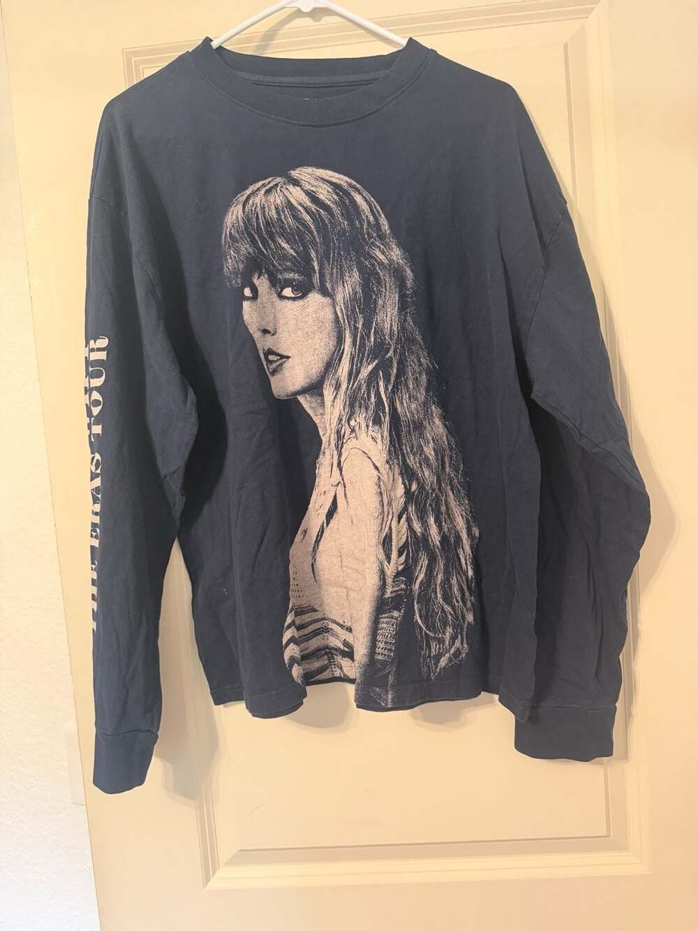 Taylor Swift The Eras Tour Navy Blue Long Sleeve Graphic T-Shirt